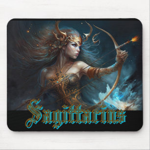Sagittarius Zodiac Sign Mouse Pad