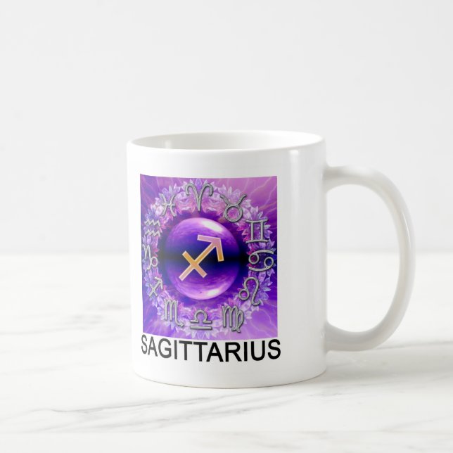 Sagittarius Zodiac Sign Mug (Right)