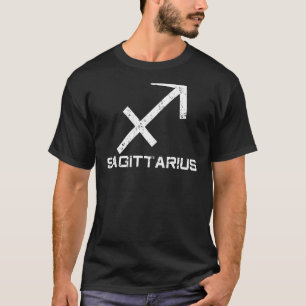 Sagittarius Zodiac Sign November December Birthday T-Shirt