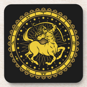 Sagittarius - Zodiac Sign - Symbol - Horoscope Coaster