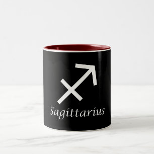 ‘Sagittarius’ Zodiac Sign Two-Tone Coffee Mug