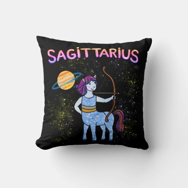 Sagittarius zodiac star constellation cushion (Front)