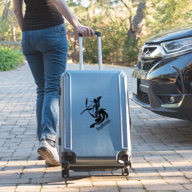 Sagittarius Zodiac Symbol and Sign (Suitcase Insitu)