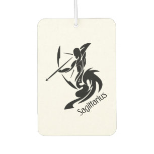 Sagittarius Zodiac Symbol and Sign Car Air Freshener