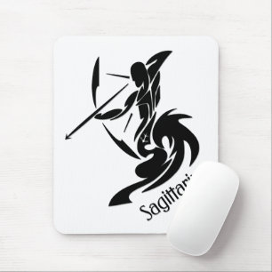 Sagittarius Zodiac Symbol and Sign Mouse Pad