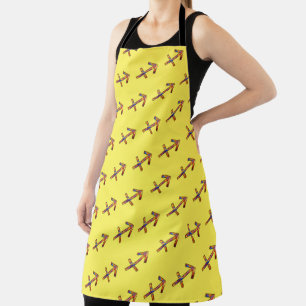 Sagittarius Zodiac Symbol Element by K Yoncich Apron