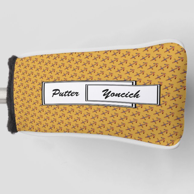 Sagittarius Zodiac Symbol Element by K Yoncich Golf Head Cover (Front)