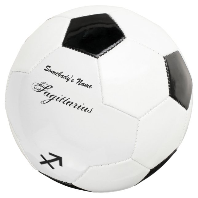 Sagittarius Zodiac Symbol Standard by K Yoncich Soccer Ball (Three Quarter)