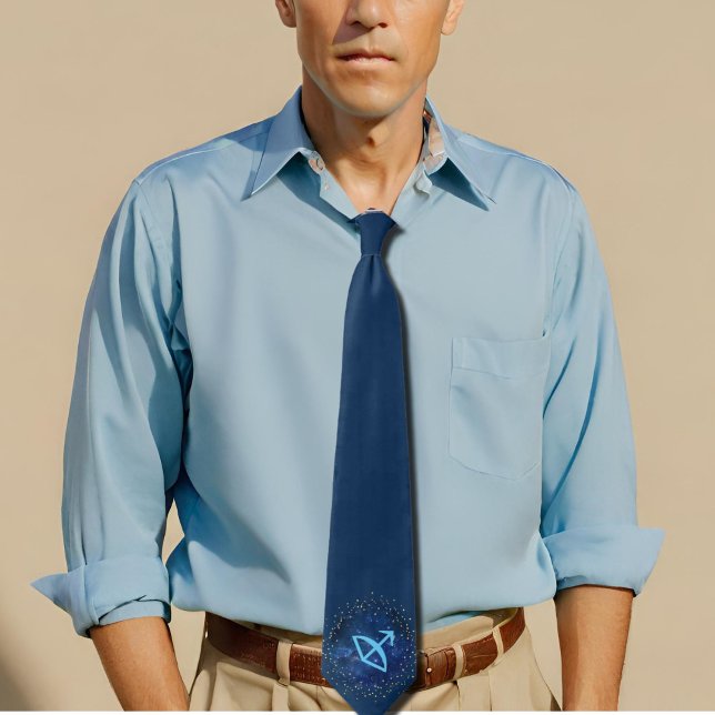 Sagittarius zodiac with stars tie (Creator Uploaded)