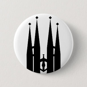 Sagrada Familia 6 Cm Round Badge