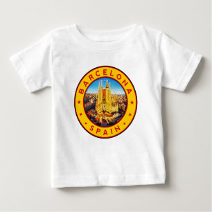Sagrada Familia Barcelona Baby T-Shirt