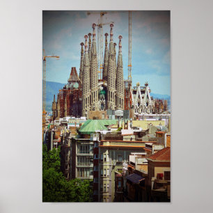 Sagrada Familia Barcelona Catalonia Spain Poster