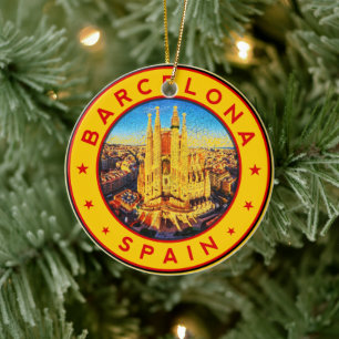 Sagrada Familia Barcelona Ceramic Ornament
