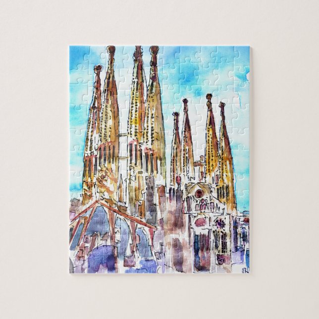 Sagrada Familia Barcelona Jigsaw Puzzle (Vertical)