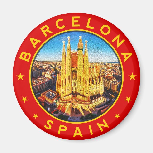 Sagrada Familia Barcelona  Magnet (Front)