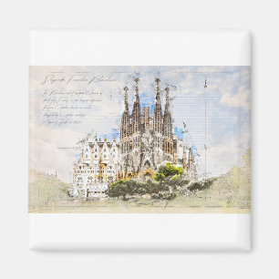 Sagrada Familia Barcelona Magnet