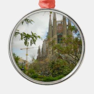Sagrada Família, Barcelona Metal Tree Decoration