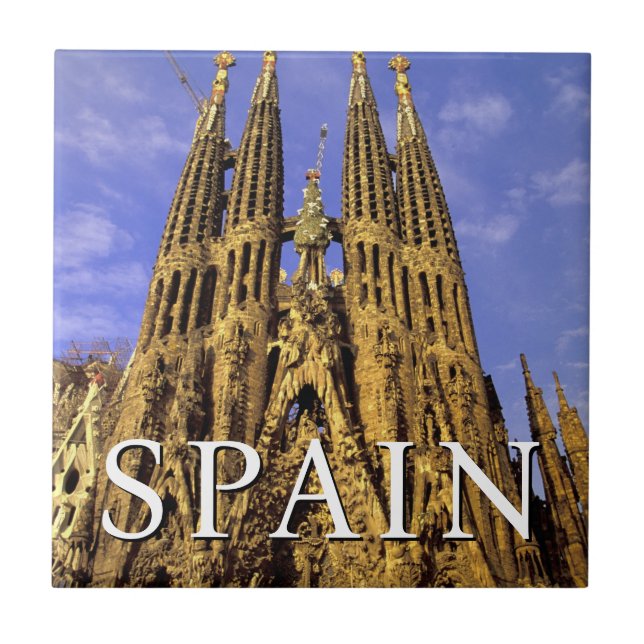 Sagrada Familia | Barcelona, Spain Ceramic Tile (Front)