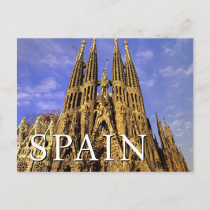 Sagrada Familia Barcelona, Spain Postcard