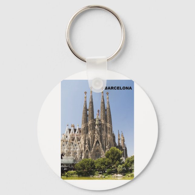 SAGRADA FAMILIA BARCELONA SPAIN (St.K) Key Ring (Front)
