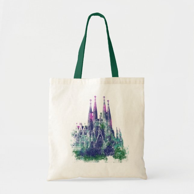 Sagrada Familia Barcelona Tote Bag (Front)