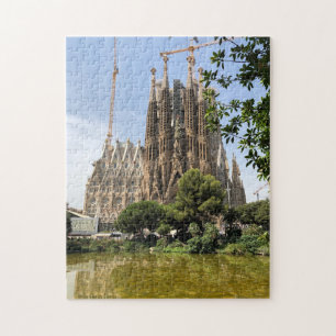 Sagrada Familia Basilica Landmark Barcelona Spain Jigsaw Puzzle