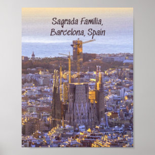 Sagrada Familia Catholic Church, Barcelona, Spain Poster