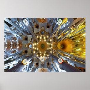 Sagrada Familia Gaudi Architecture Poster
