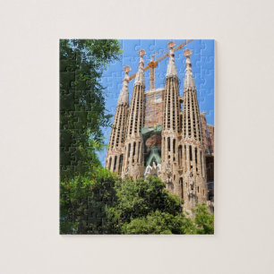 Sagrada Familia in Barcelona, Spain Jigsaw Puzzle