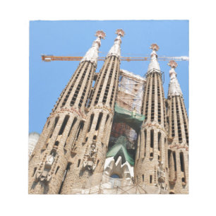 Sagrada Familia in Barcelona, Spain Notepad