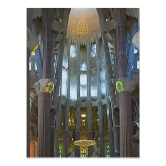 Sagrada Familia Interior Barcelona Wall Art
