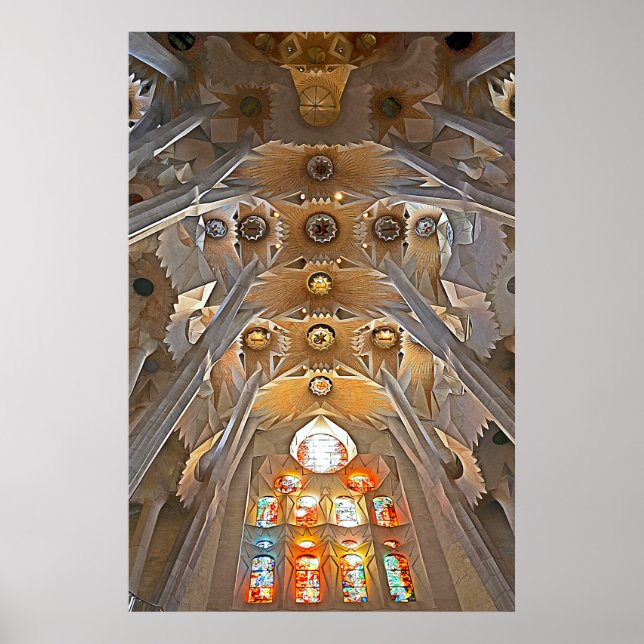 Sagrada Familia Interior Decor (Front)