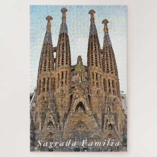 Sagrada Familia. View 3. Jigsaw Puzzle