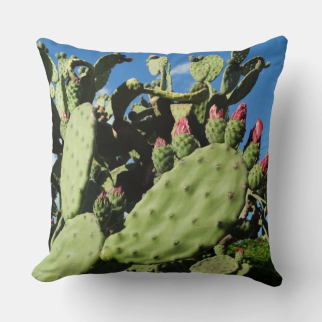 Saguaro Cacti, Cactus Plants  Cushion (Front)