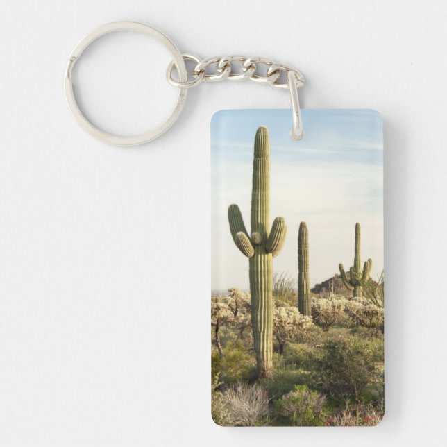 Saguaro Cactus, Arizona,USA Key Ring (Front)