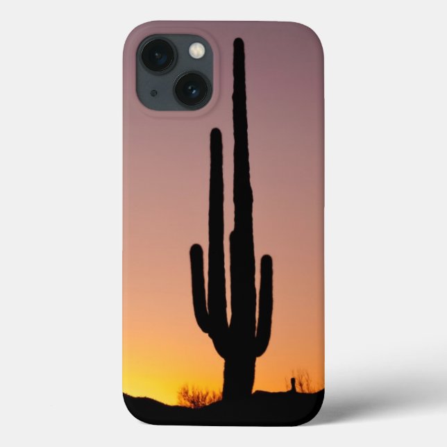 Saguaro Cactus at Sunset Case-Mate iPhone Case (Back)