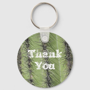 Saguaro Cactus Photo Cacti Needle Thank You Key Ring