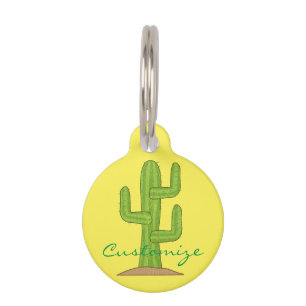 Saguaro Cactus Thunder_Cove Classic Pet Tag