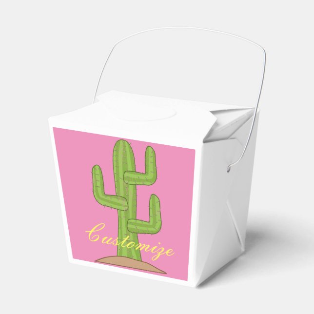 Saguaro Cactus Thunder_Cove Favour Box (Front Side)
