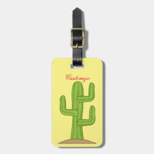 Saguaro Cactus Thunder_Cove Luggage Tag