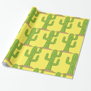 Saguaro Cactus Thunder_Cove Wrapping Paper