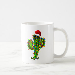 Saguaro Christmas Lights Coffee Mug