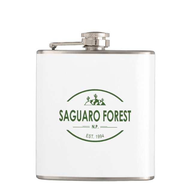 Saguaro Forest National Park Hip Flask (Front)