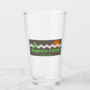 Saguaro Forest National Park Retro Glass