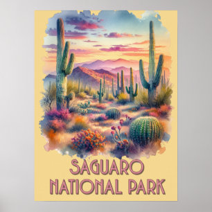 Saguaro National Park Arizona Poster