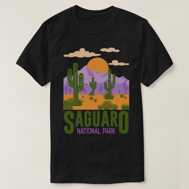 Saguaro National Park Arizona T-Shirt (Design Front)