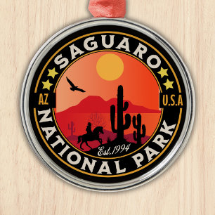Saguaro National Park Arizona U.S. Metal Ornament