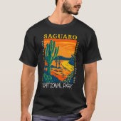 Saguaro National Park Arizona Vintage Distressed  T-Shirt (Front)