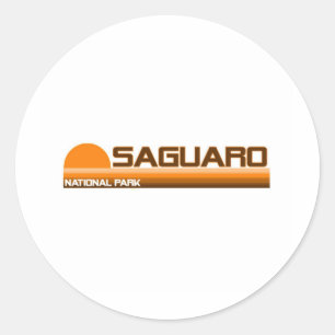Saguaro National Park Classic Round Sticker