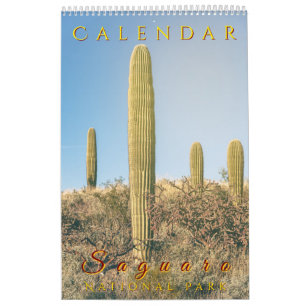 Saguaro National Park Flora Landscapes Calendar